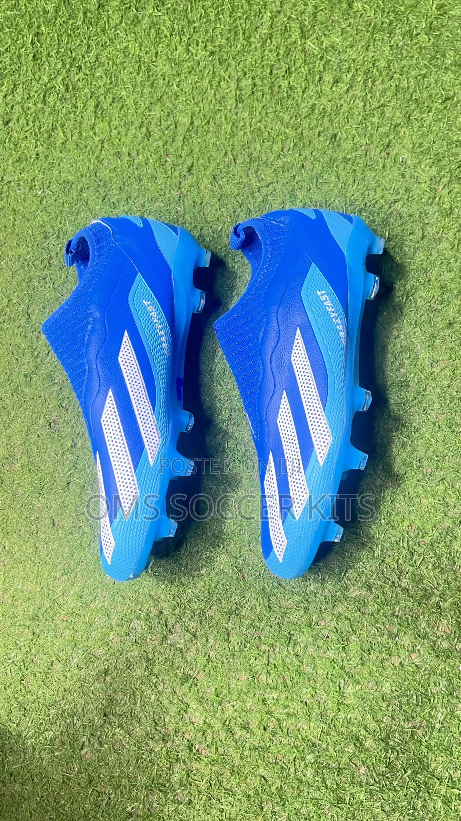 Adidas Crazyfast Laceless (Blue)(42)
