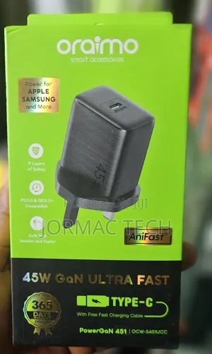 Oraimo 45W GaN Ultra Fast TYPE-C