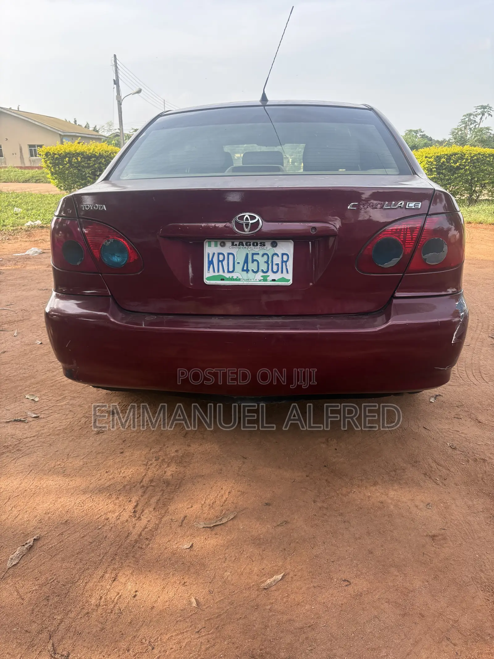 Toyota Corolla 2006 Maroon