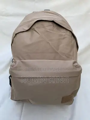 LACOSTE Casual Croc Beige Backpack Bag Size Medium