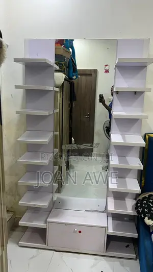 Full Length Mirror Shoe Rack With Drawer