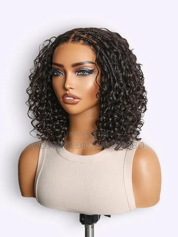 Black Braided Boho Wig