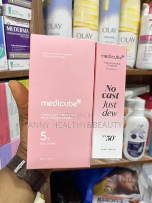 Medicube PDRN Collagen Gua Sha Neck Wrinkle Cream & PDRN