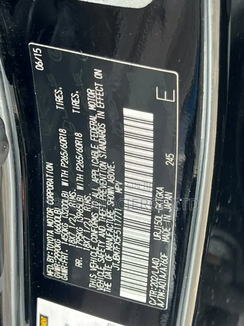 Lexus GX 2015 Black