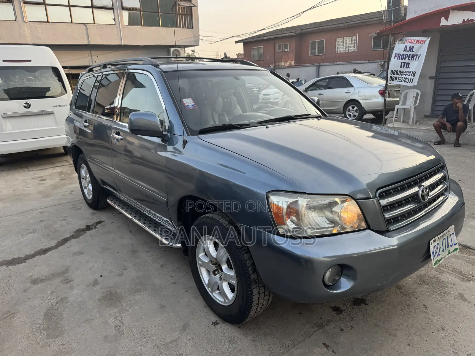 Toyota Highlander 2004 Gray