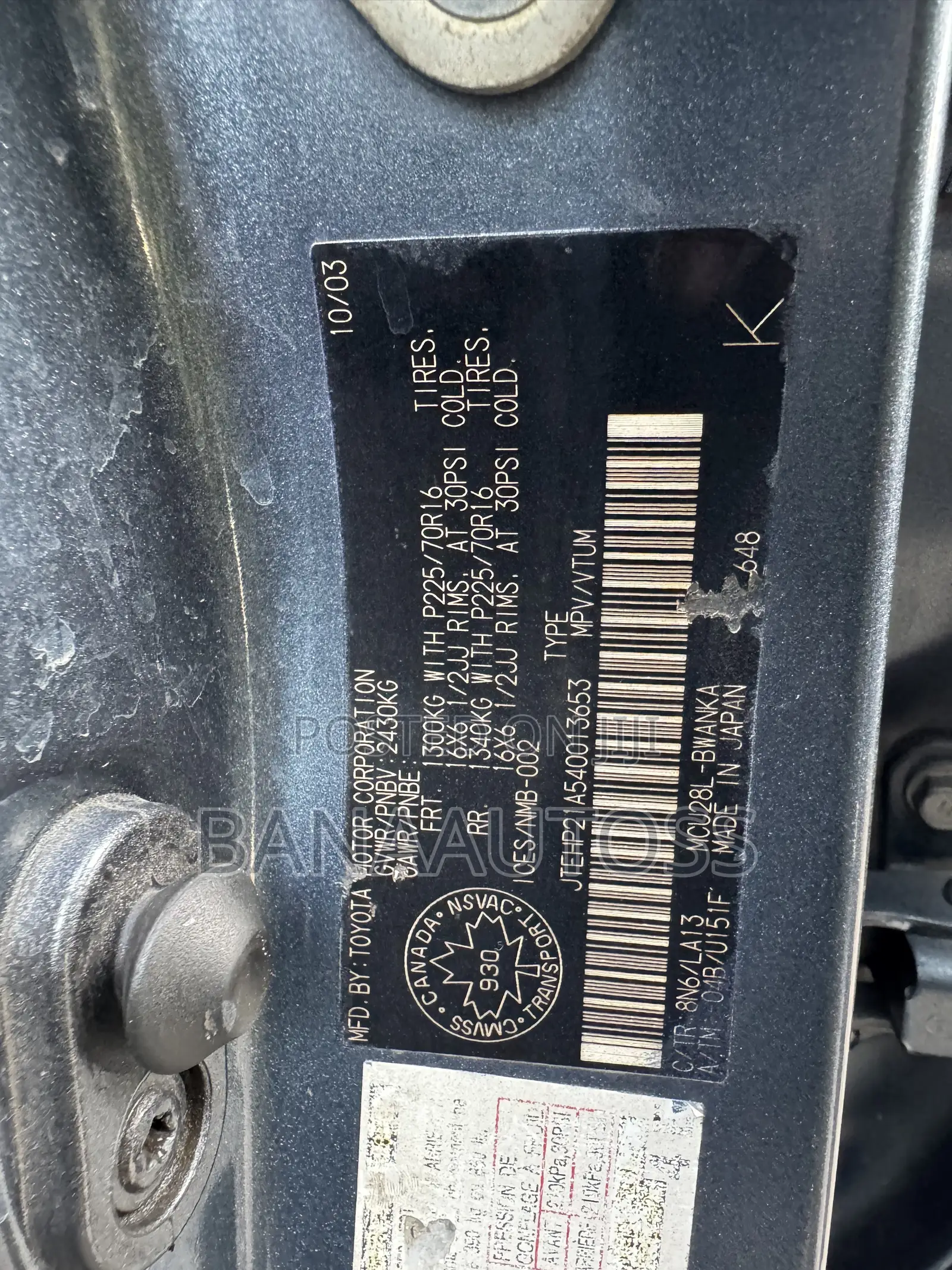 Toyota Highlander 2004 Gray