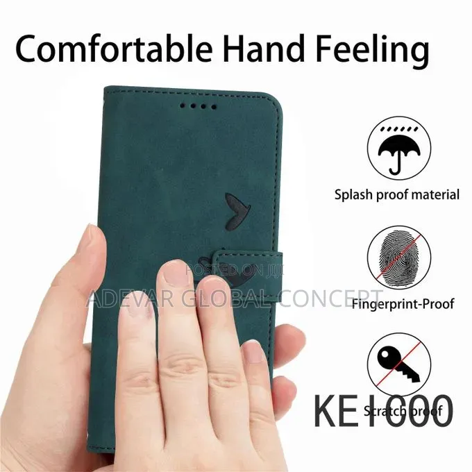 Tecno Spark 20 Pro Love Leather Case Soft TPU Stand Pouch
