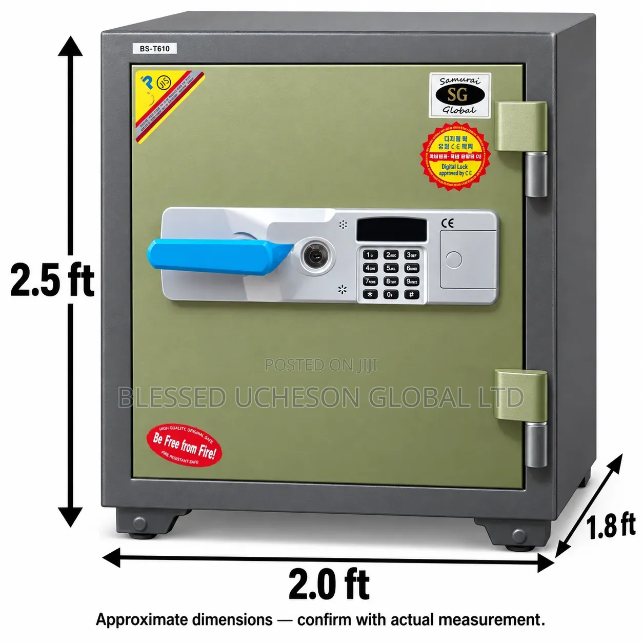 Digital Fireproof Safe – BS-T610