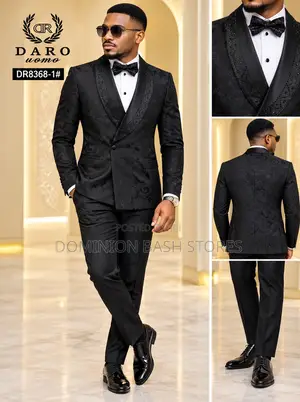 Daro Premium Black Tuxedo Suit