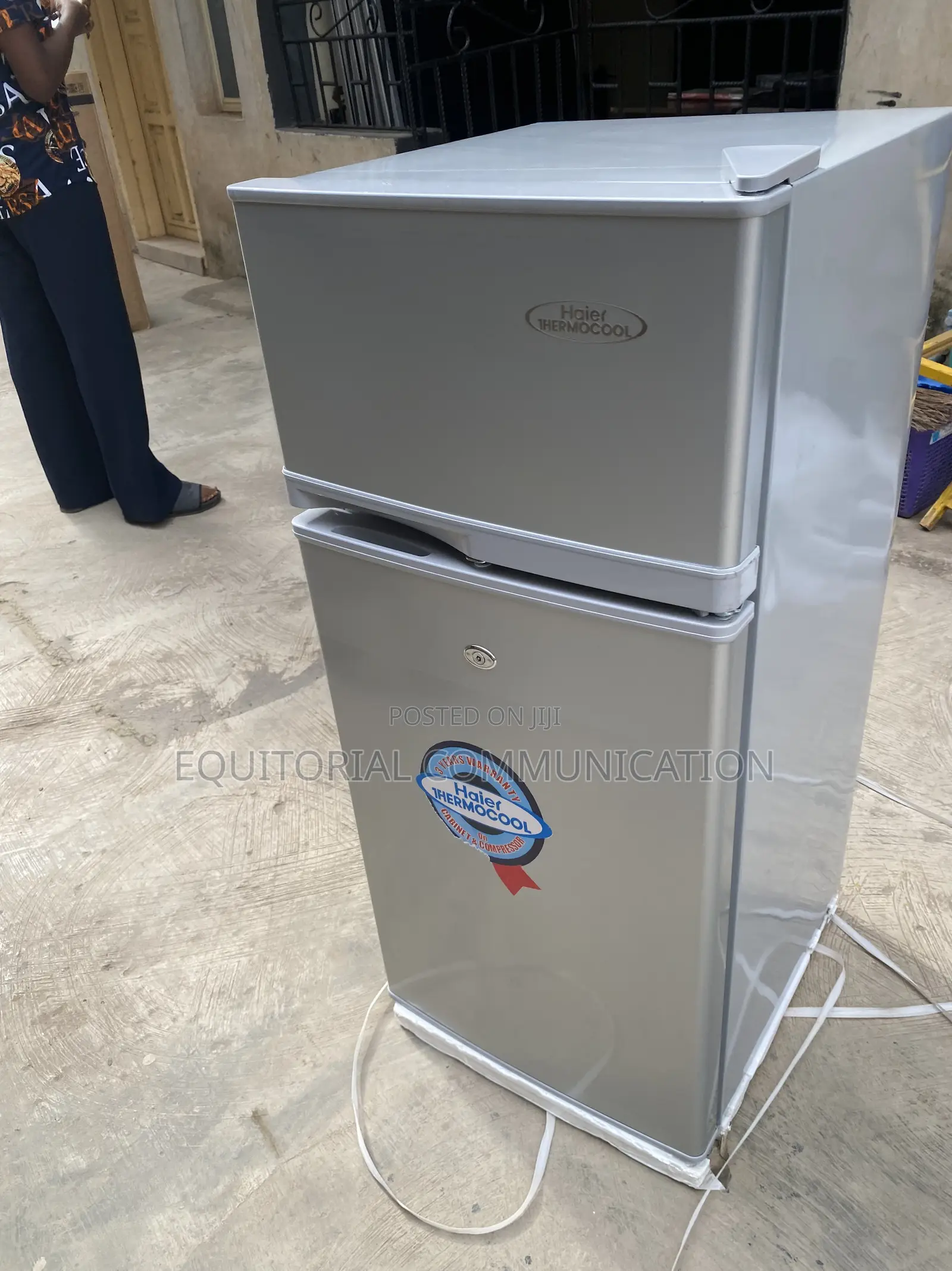 Haeir Thermocool 95L Two-Door Fridge for Compact Spaces