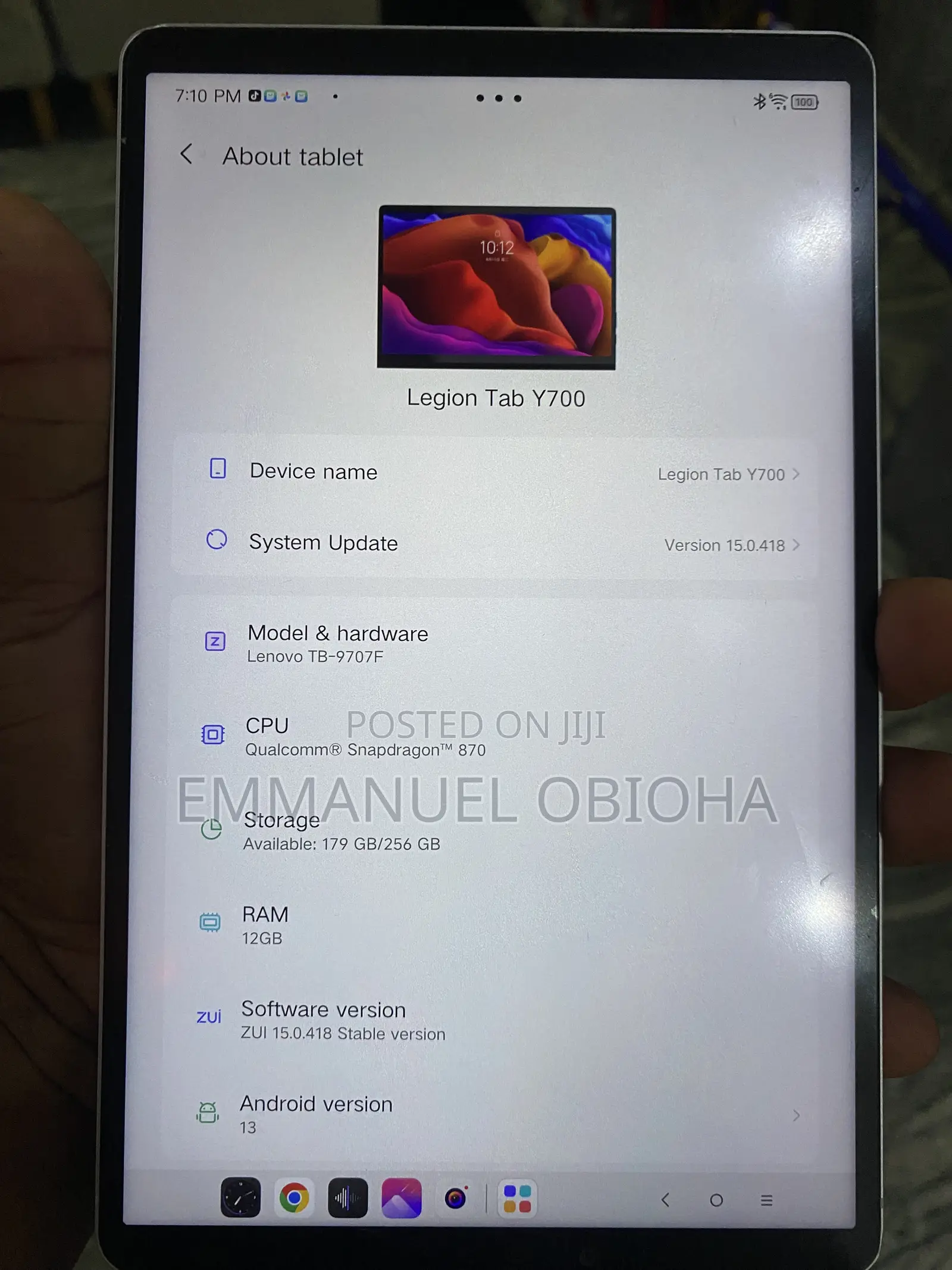 Lenovo Legion Y700 256 GB White