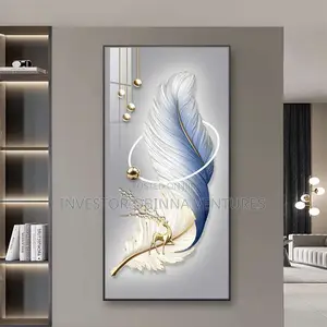 Modern Light Luxury Entrance Wall Art Canvas Print