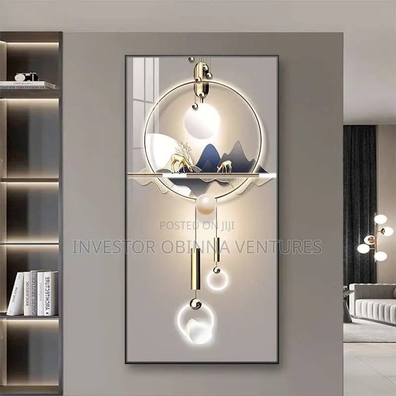 Modern Light Luxury Entrance Wall Art Canvas Print