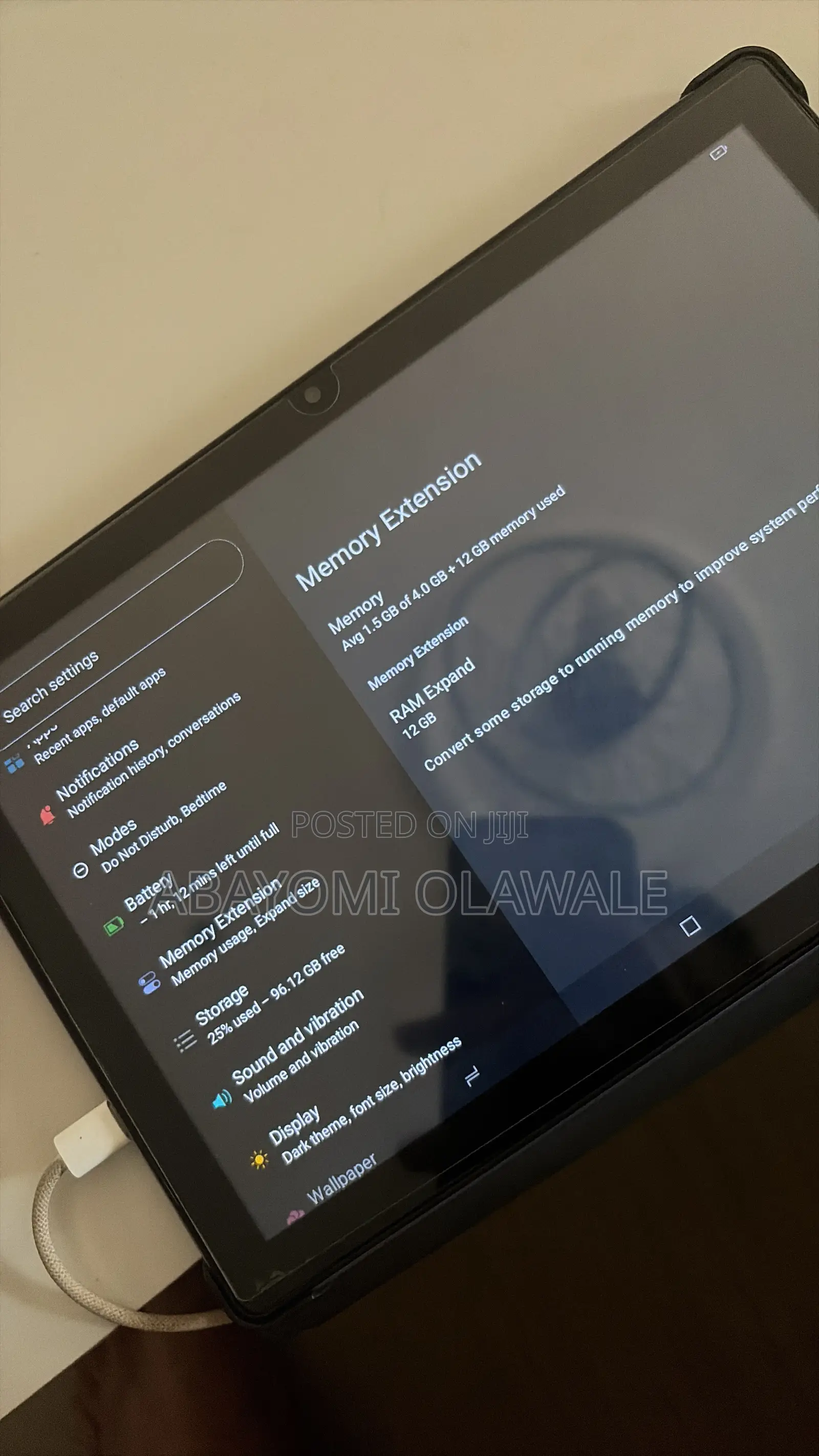New Tablet 128 GB Gray
