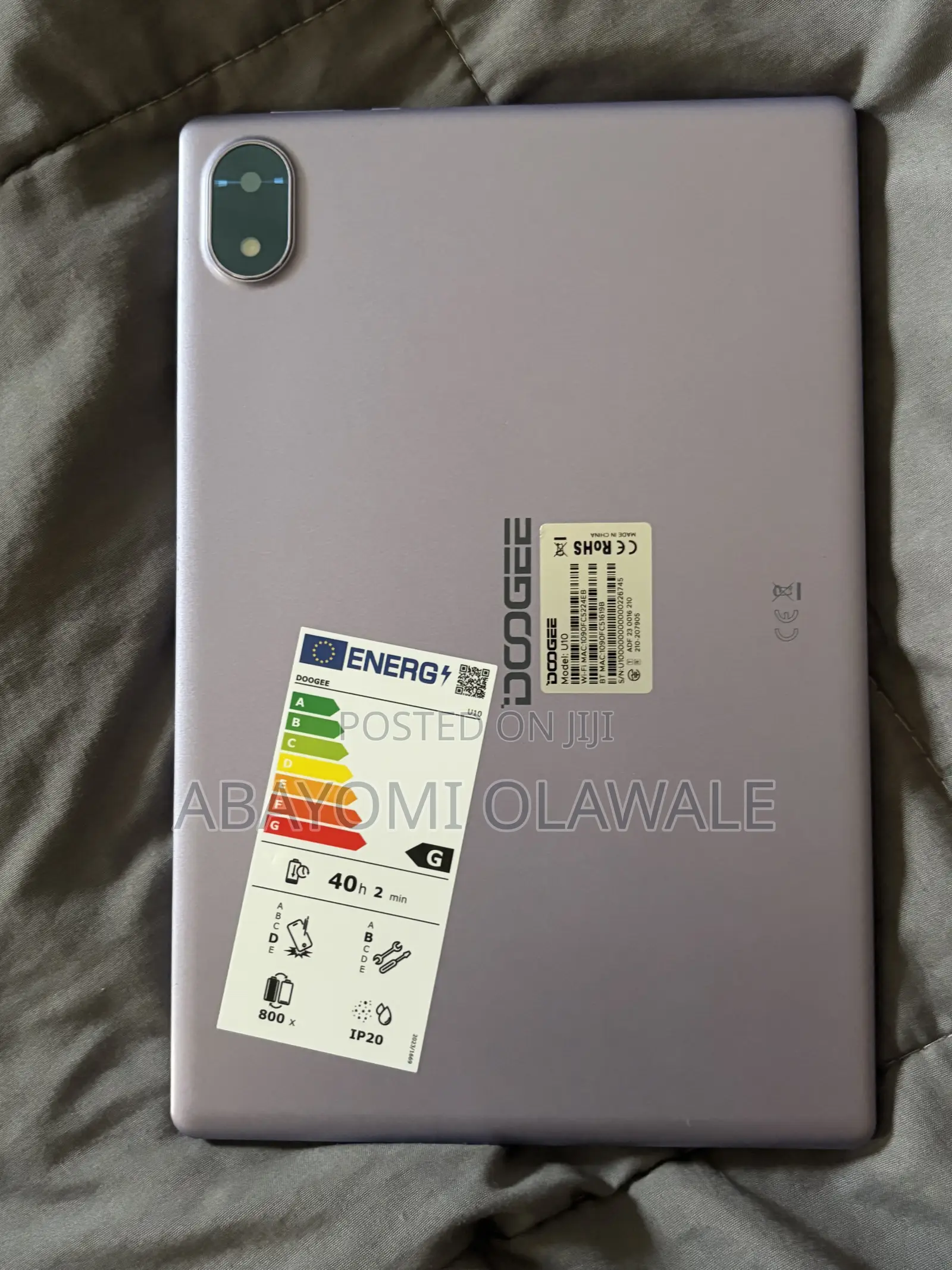 New Tablet 128 GB Gray