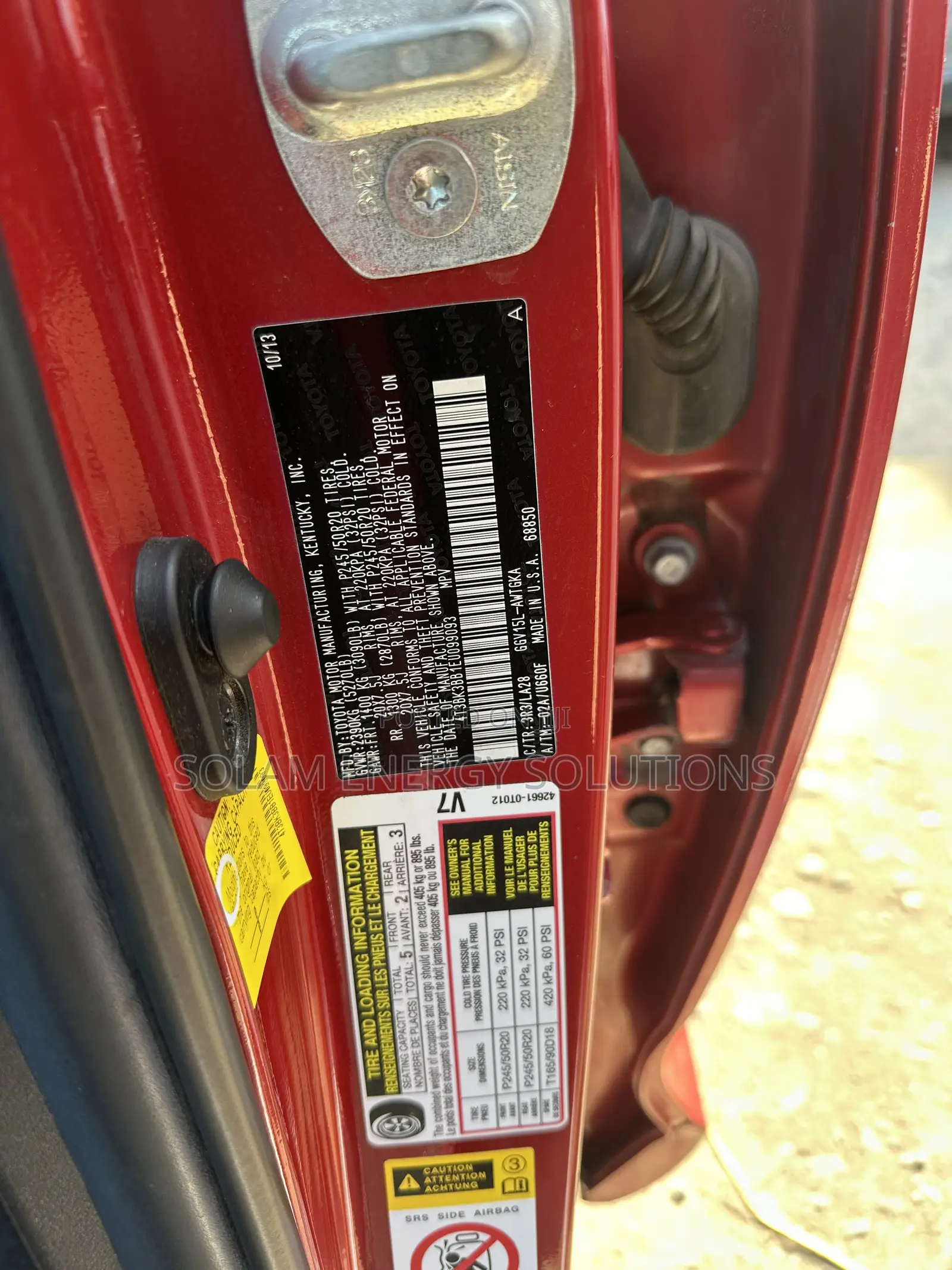 Toyota Venza 2014 Red
