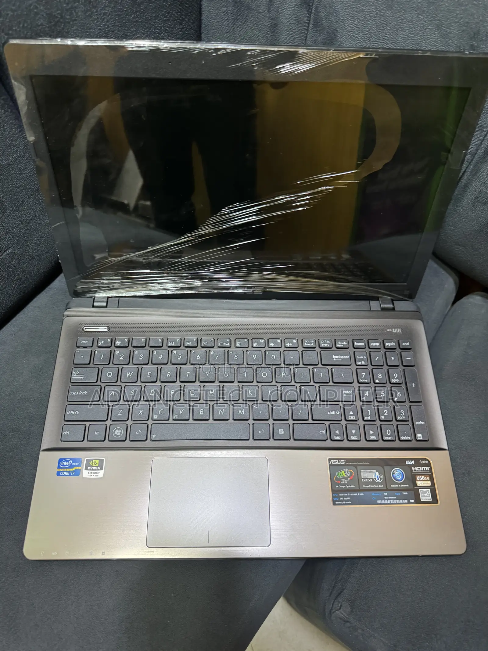 Laptop Asus K55VM 8GB Intel Core i7 SSD 128GB