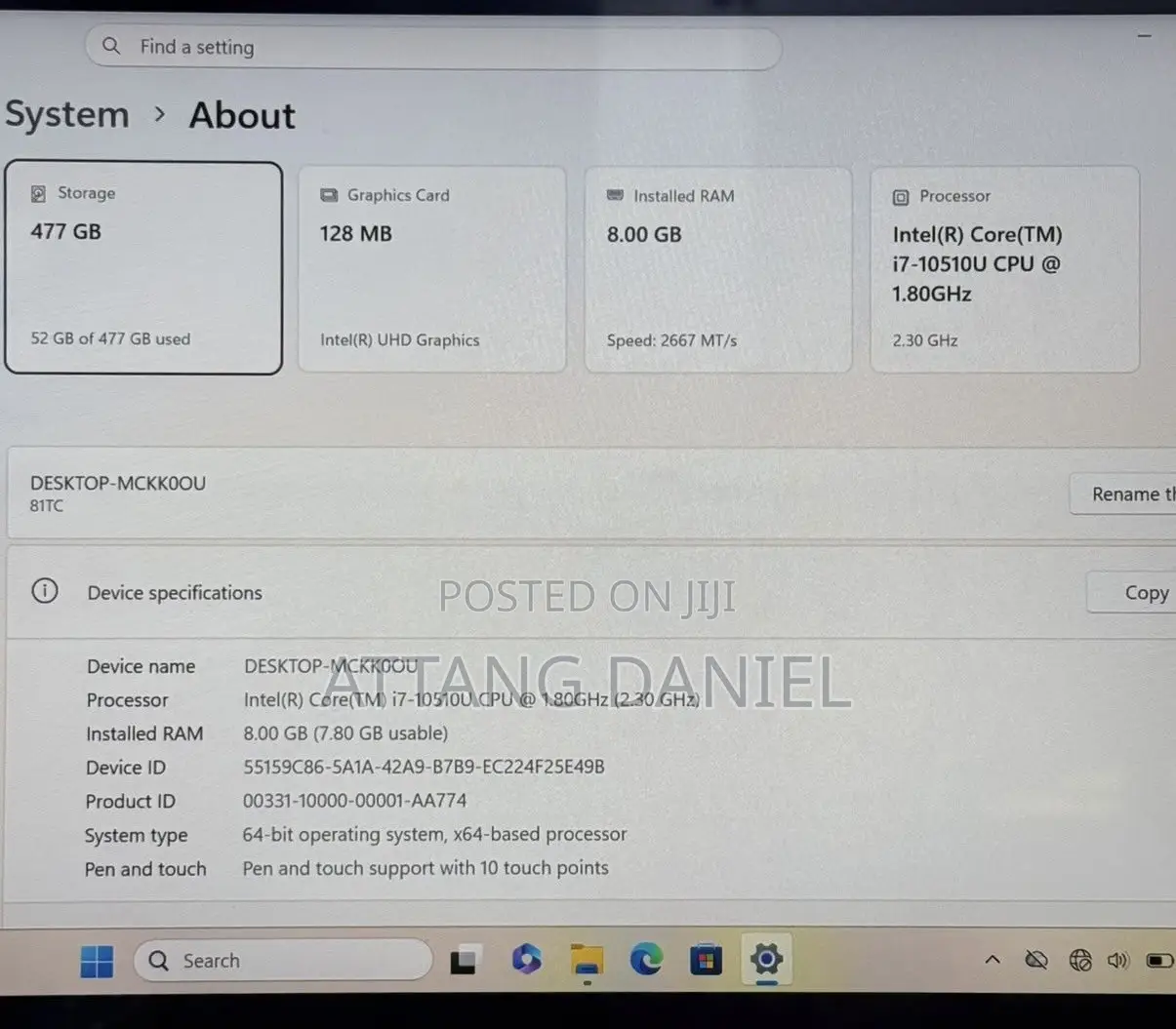 Laptop Lenovo Yoga C740 8GB Intel Core i7 SSD 512GB