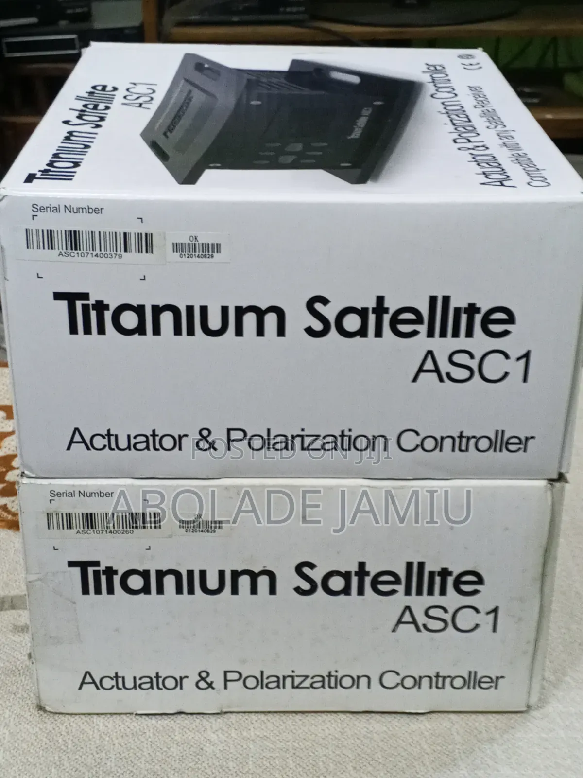 Titanium Satellite ASC1 Actuator & Polarization Controller