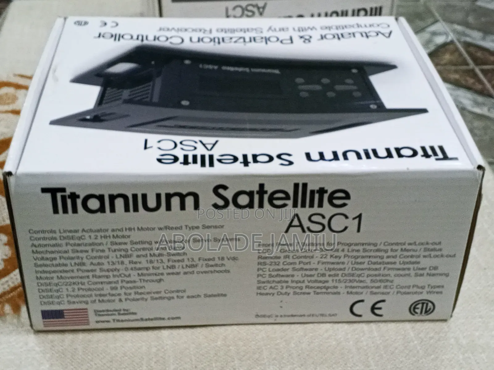 Titanium Satellite ASC1 Actuator & Polarization Controller