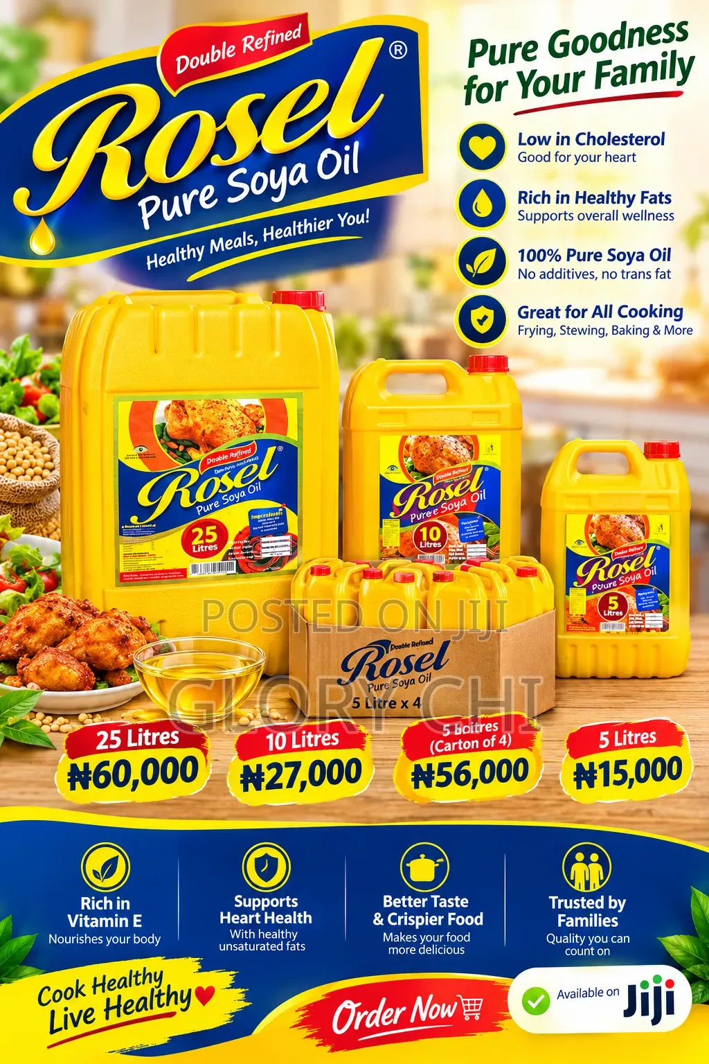 Rosel Pure Soya Oil