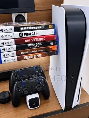 PlayStation (PS5) With 3 Pads and 8games