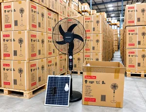16inch Charweek Solar Rechargeable Standing Fan
