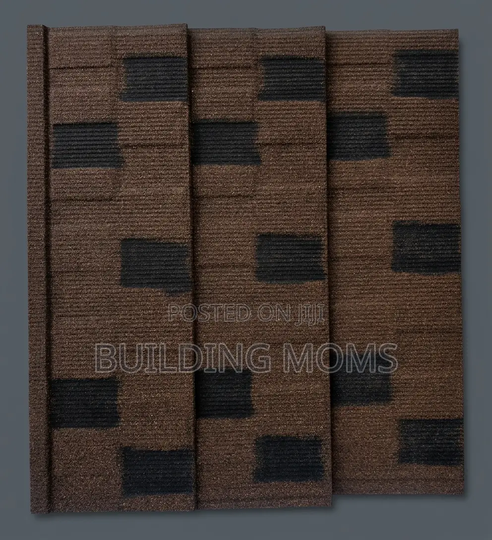 Coffe Brown Shingle With Black Patch