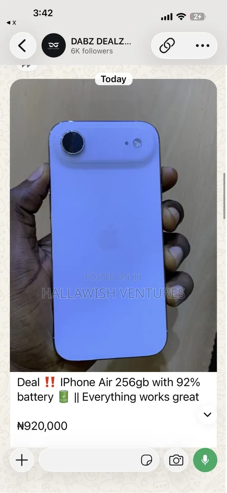 New Apple iPhone Air 1 TB