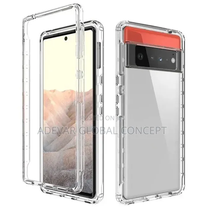 For Google Pixel 6 Pro Protective Case Pouch (Transparent)