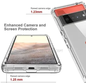 For Google Pixel 6 Pro Protective Case Pouch (Transparent)