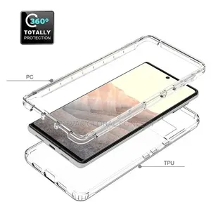 For Google Pixel 6 Pro Protective Case Pouch (Transparent)