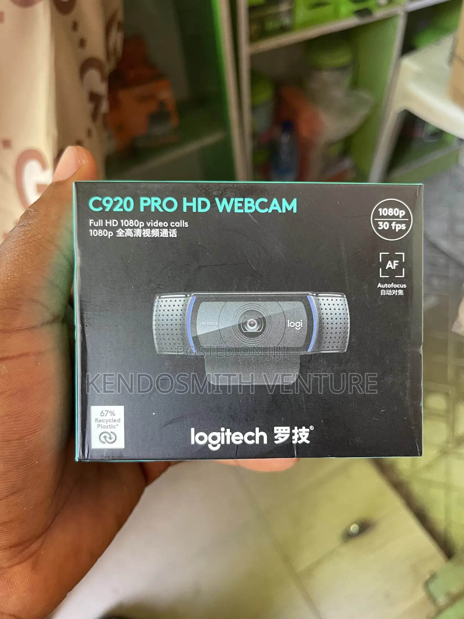 Original C920 Pro HD Webcam – Full HD 1080p