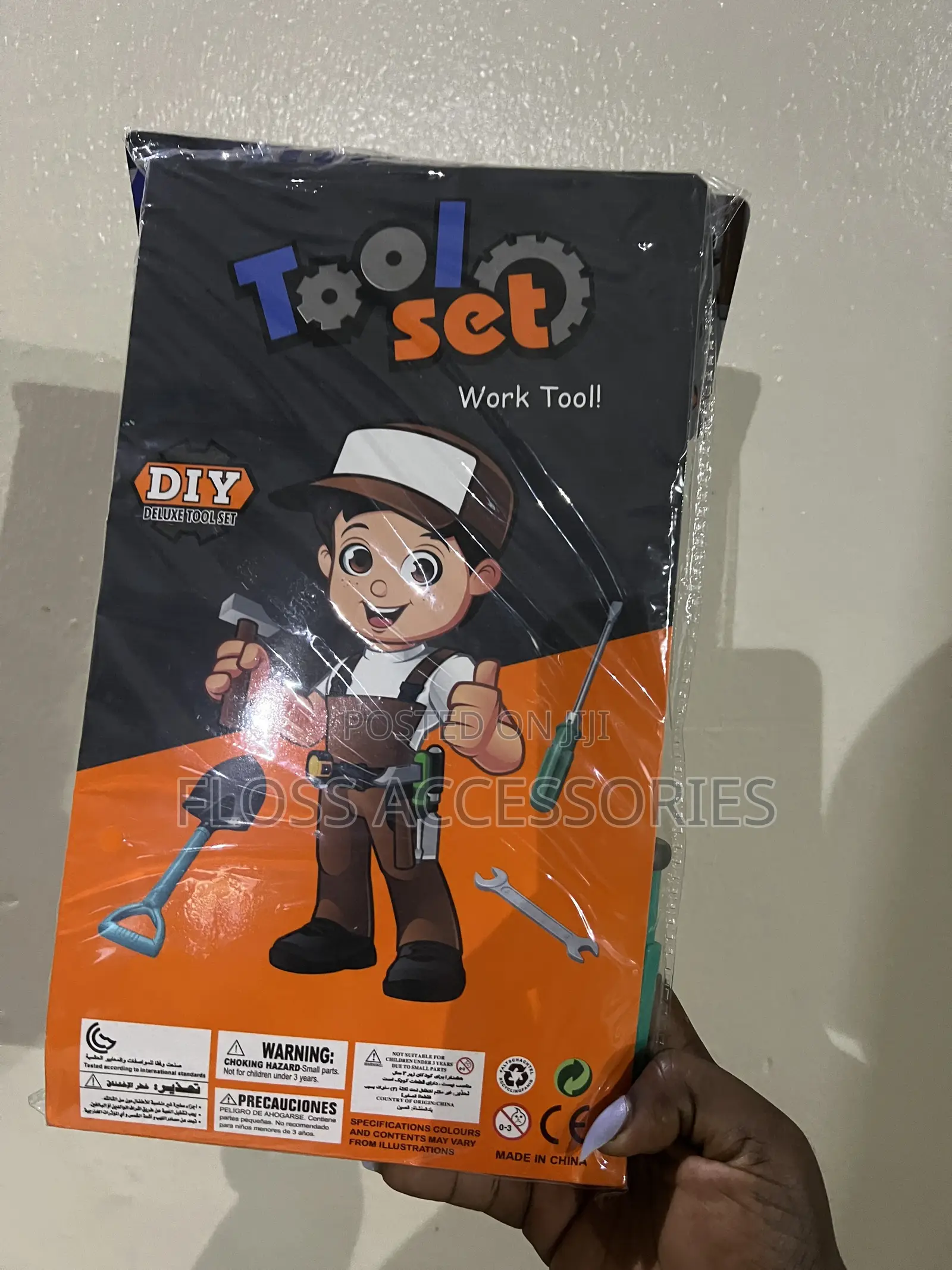 Kids' Toy Construction and Tool Set