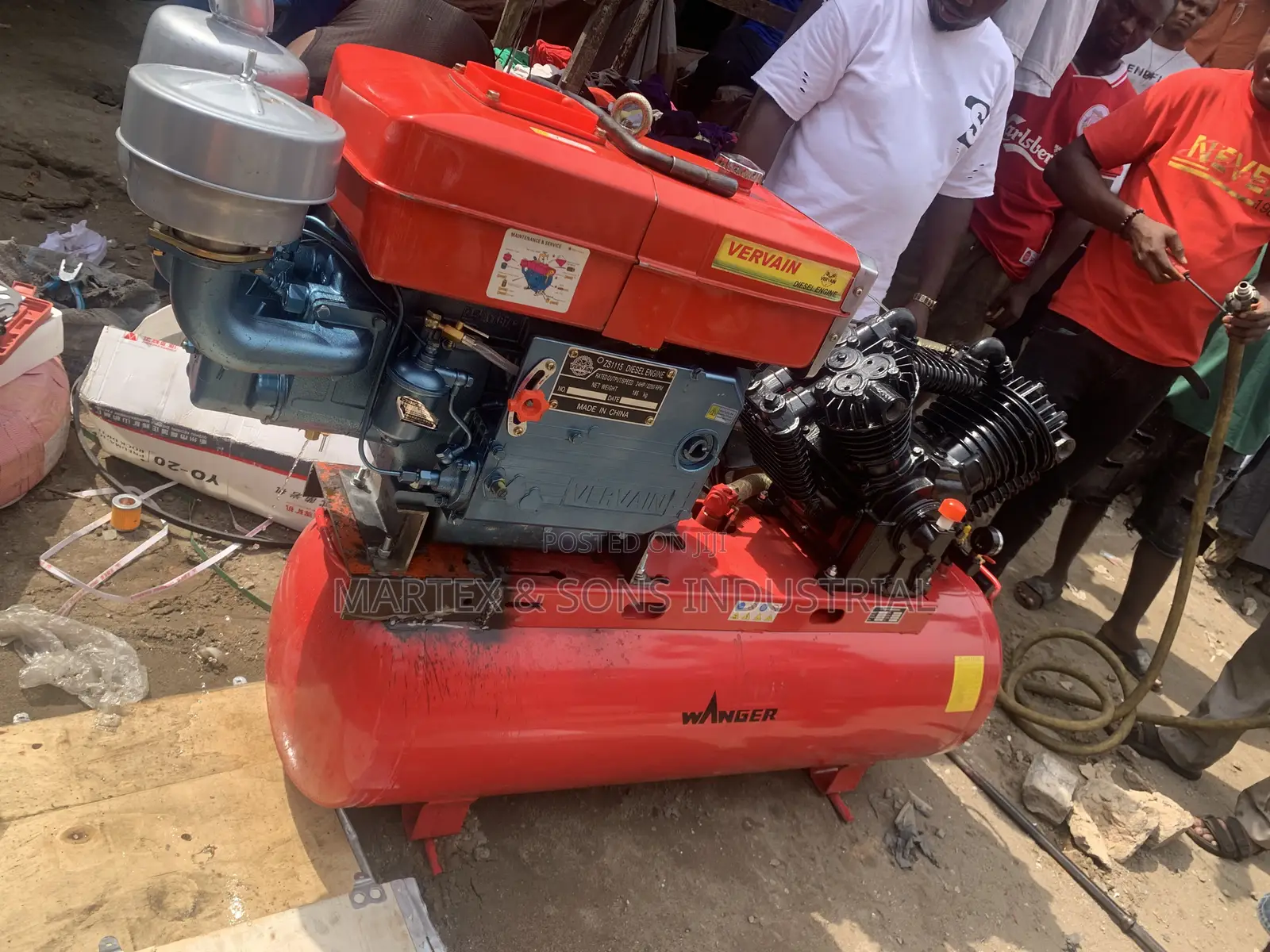 Industrial Air Compressor 10hp 300 Liter