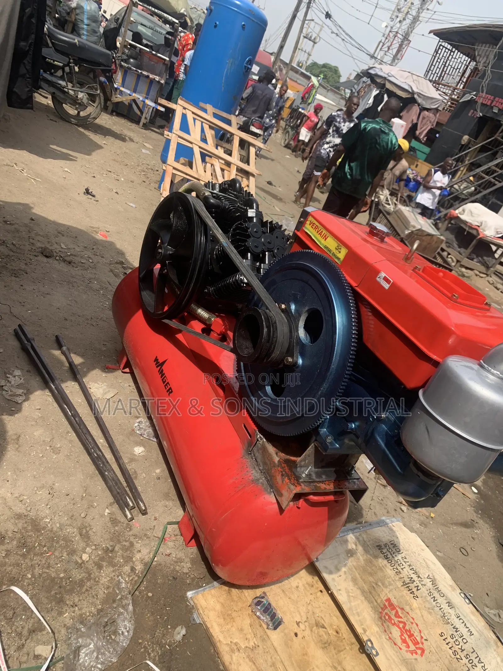 Industrial Air Compressor 10hp 300 Liter