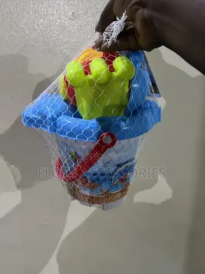 Children's Beach Bucket and Sand Play Toy Set