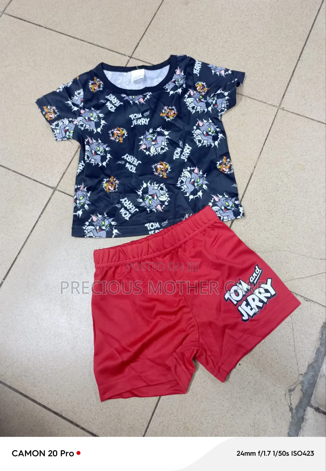 Vaby and Children Top and Short for Boy