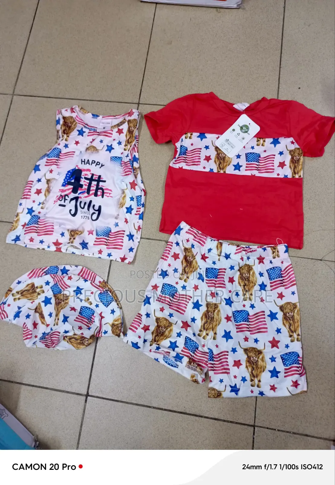 Vaby and Children Top and Short for Boy