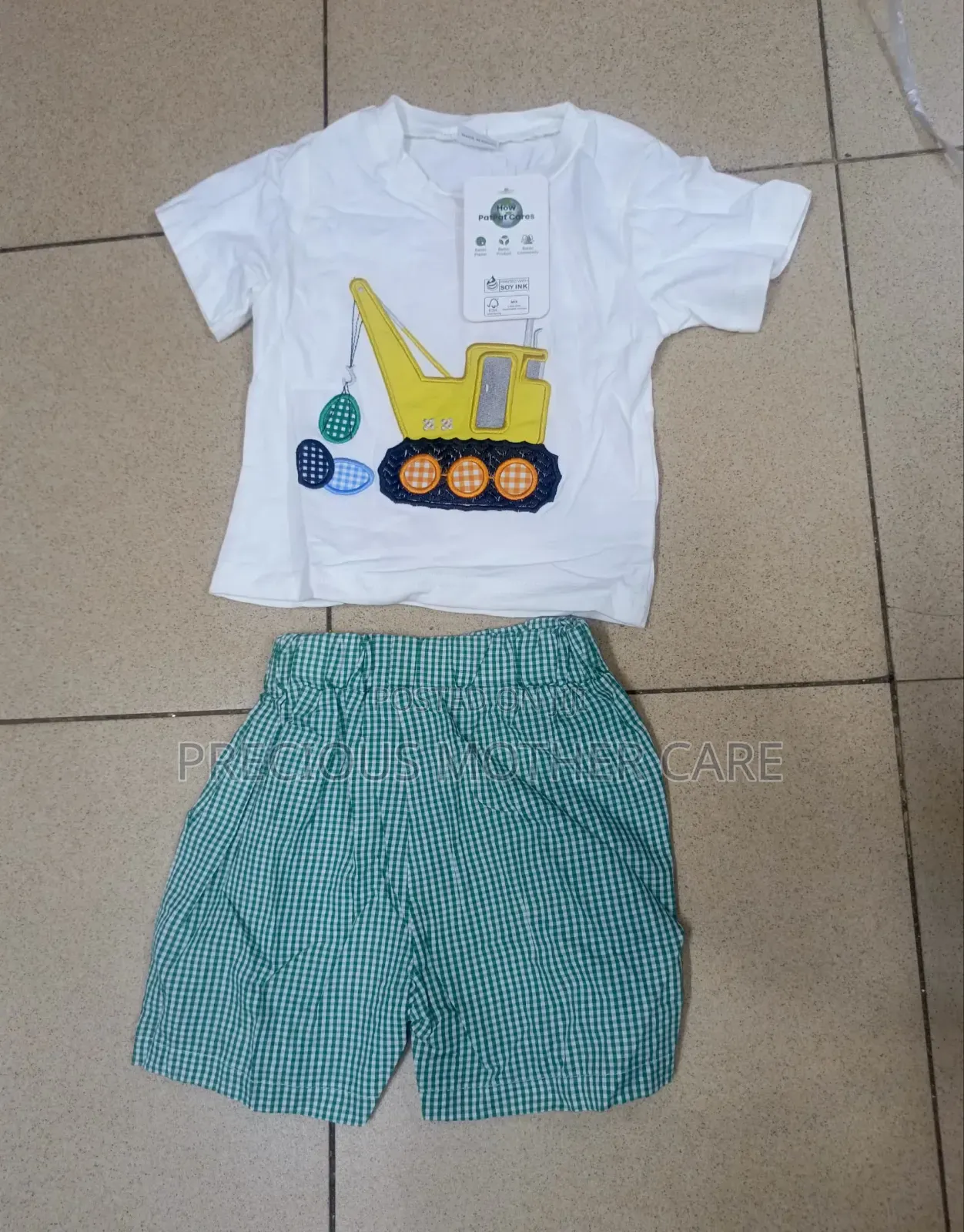 Vaby and Children Top and Short for Boy