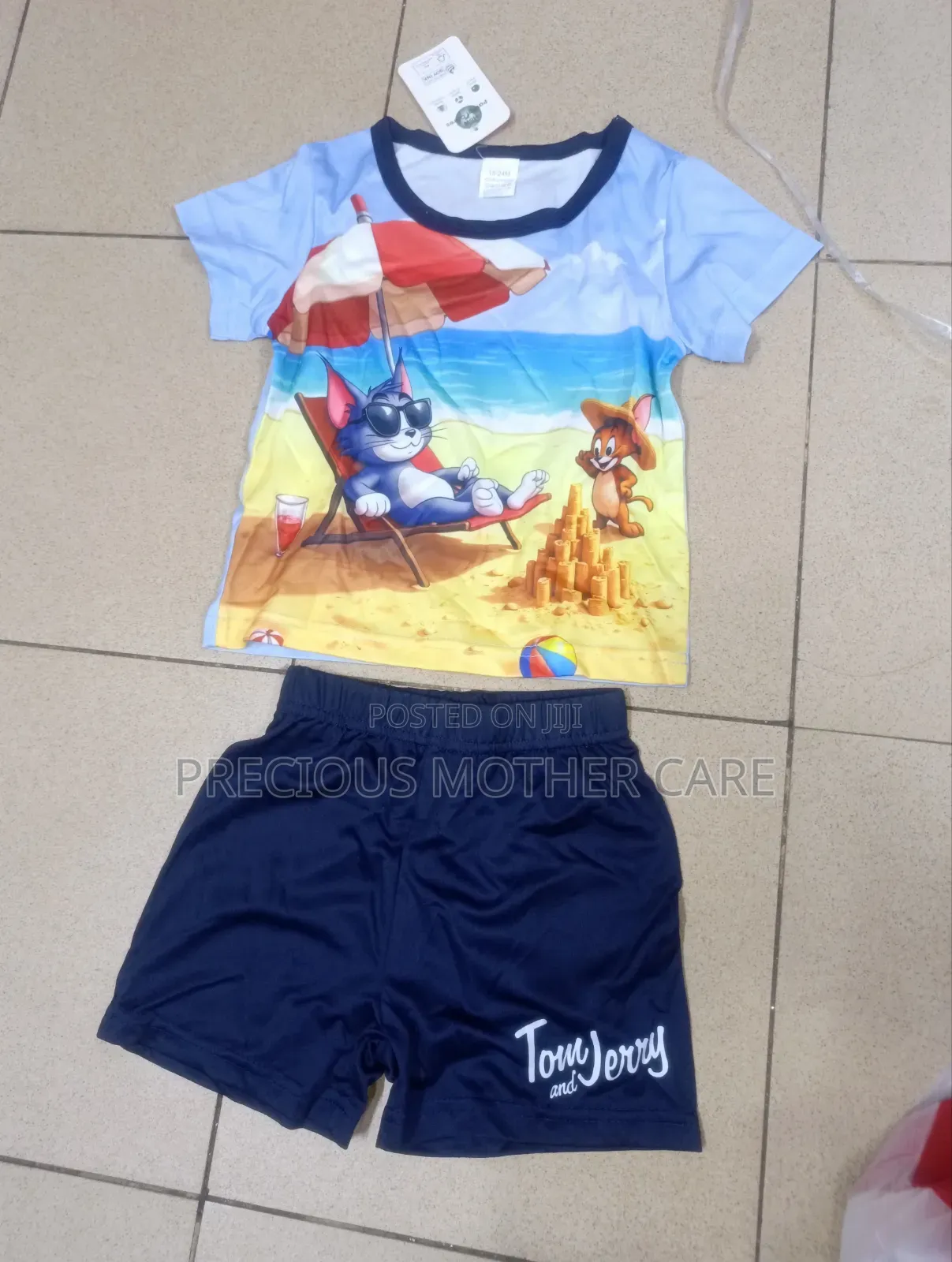 Vaby and Children Top and Short for Boy