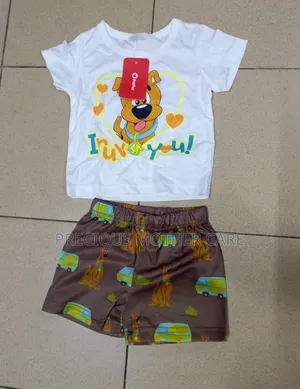 Vaby and Children Top and Short for Boy