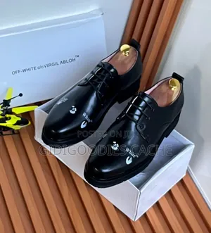 OFF-WHITE Men's Lace-Up Derby Shoes Size 40-46