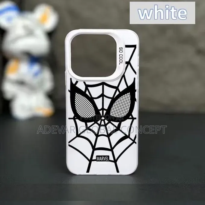 Infinix Note 40 Pro 5G Translucent Hard Spider Man Case Pouch