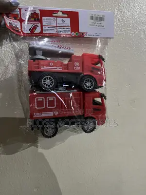 2-Piece Toy Fire Truck Vehicle Set