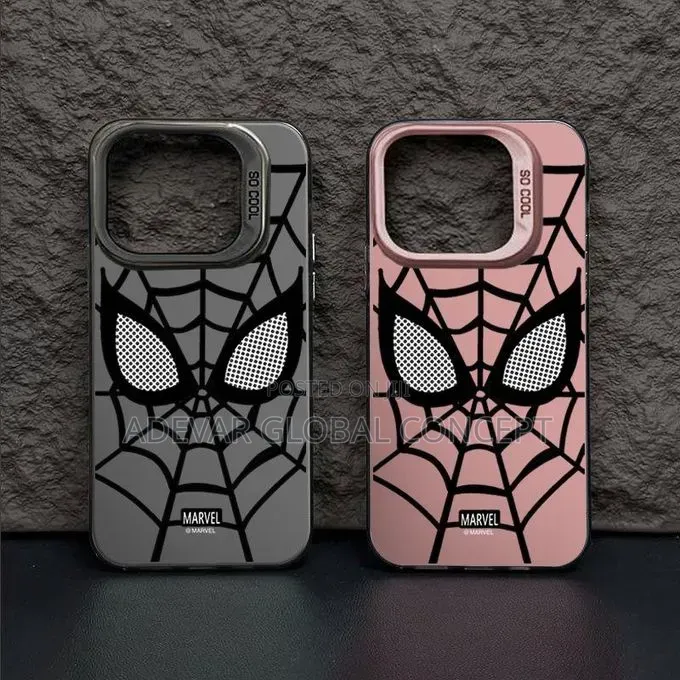 Infinix Note 40 Pro 5G Translucent Hard Spider Man Case Pouch