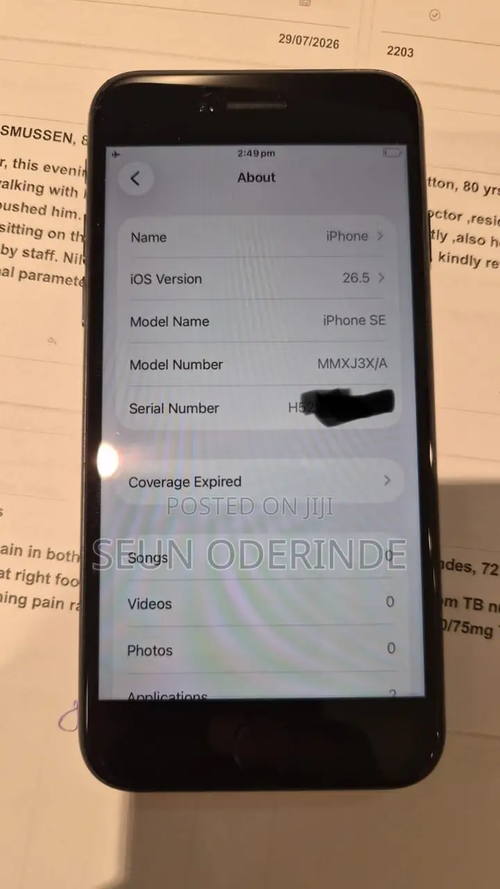 Apple iPhone SE (2022) 128 GB Black