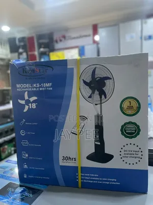 KENSTAR 18inches Rechargeable Mist Fan