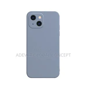Straight Edge Liquid Silicone Case Pouch for iPhone 13 Mini