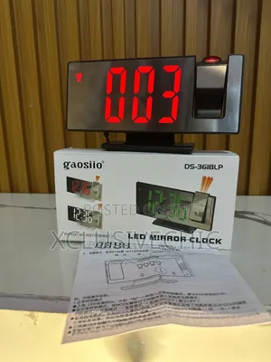 LED Mirror Clock